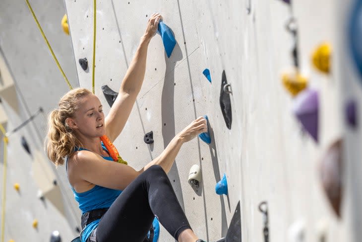 <span class="article__caption">Luttikhuizen Christiane of Netherlands competes in the women’s Lead qualification during the 2022 IFSC Paraclimbing World Cup in Innsbruck (AUT).</span> (Photo: JAN VIRT/IFSC)