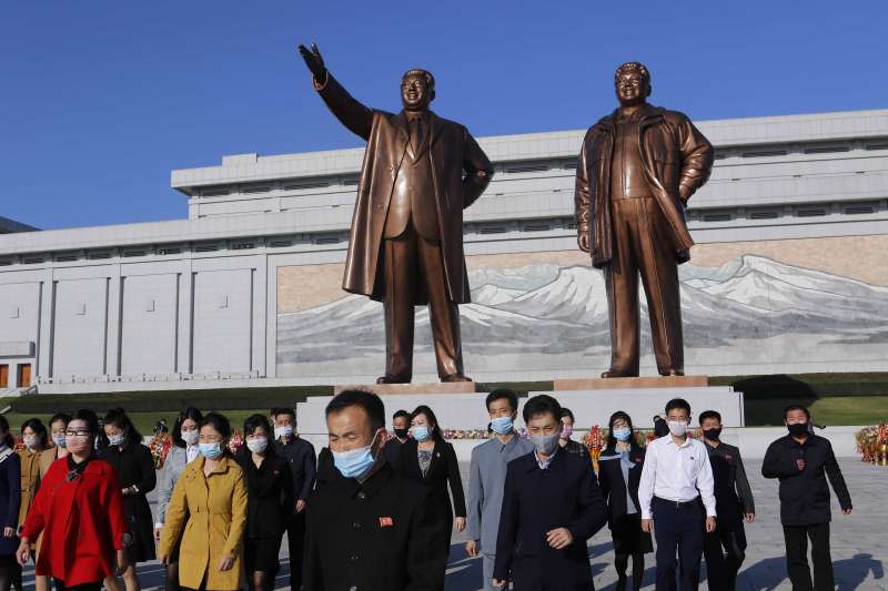 2020年10月10日，北韓（朝鮮）慶祝勞動黨成立75周年（AP）