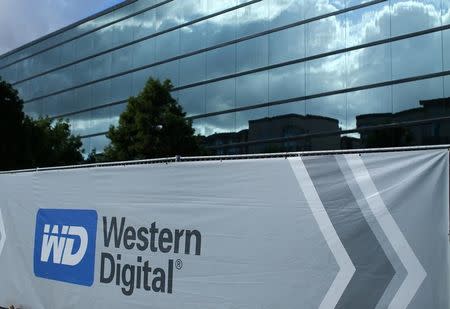 A Western Digital office building under construction is shown in Irvine, California, U.S., January 24, 2017. REUTERS/Mike Blake