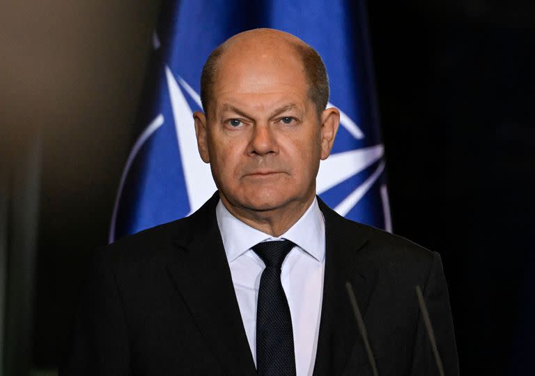 Olaf Scholz, canciller alemán. (Photo by Tobias SCHWARZ / AFP)