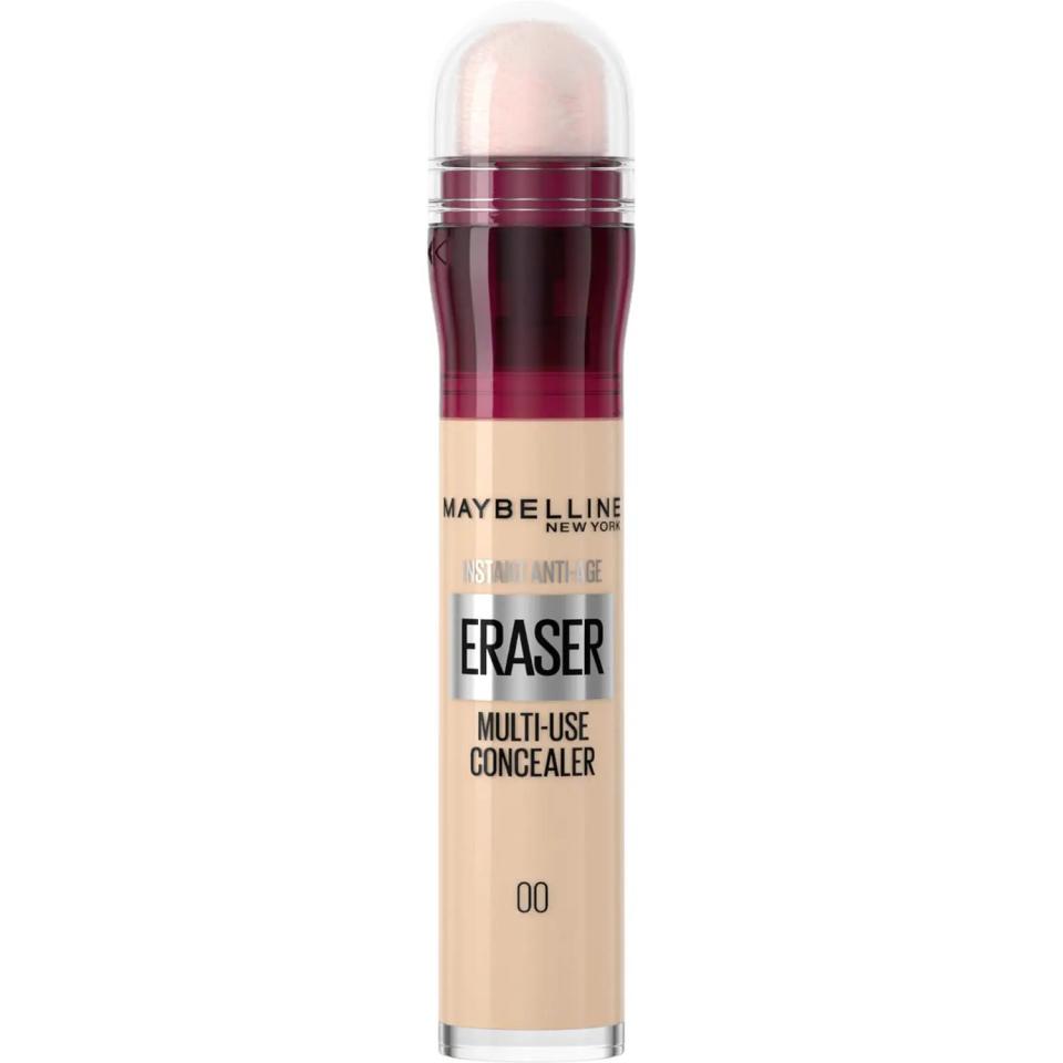 Maybelline Instant Anti Age Eraser Concealer 6.8ml (Various Shades). (Photo: LookFantastic SG)