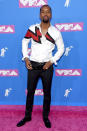 <p>Safaree Samuels attends the 2018 MTV Video Music Awards at Radio City Music Hall on August 20, 2018 in New York City. (Photo: Jamie McCarthy/Getty Images) </p>