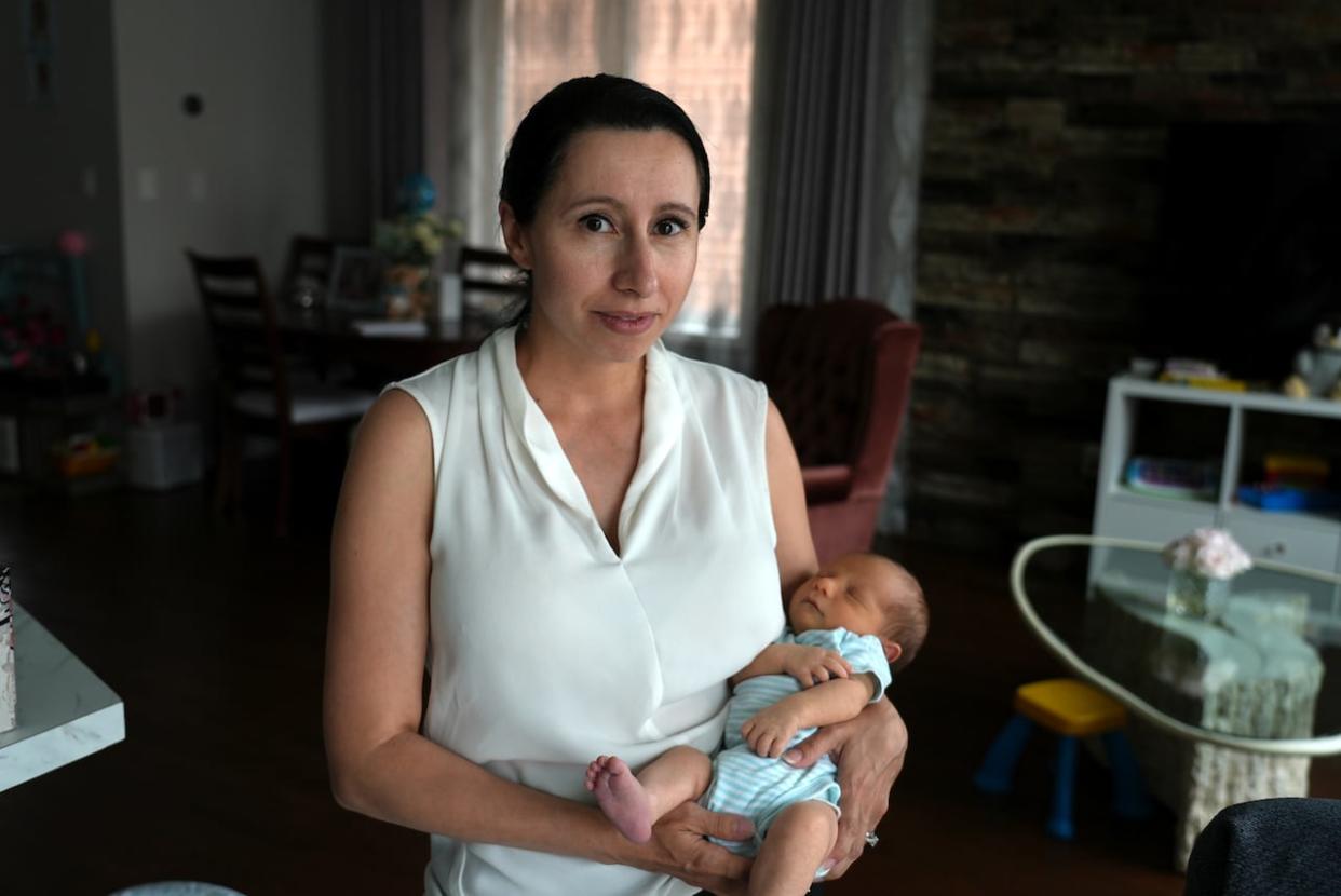 Cristina Ribeiro fought her eviction at the Landlord and Tenant Board after she says her landlords previously tried to raise the rent above the legal limit in 2022 and 2023. (Paul Borkwood/CBC - image credit)