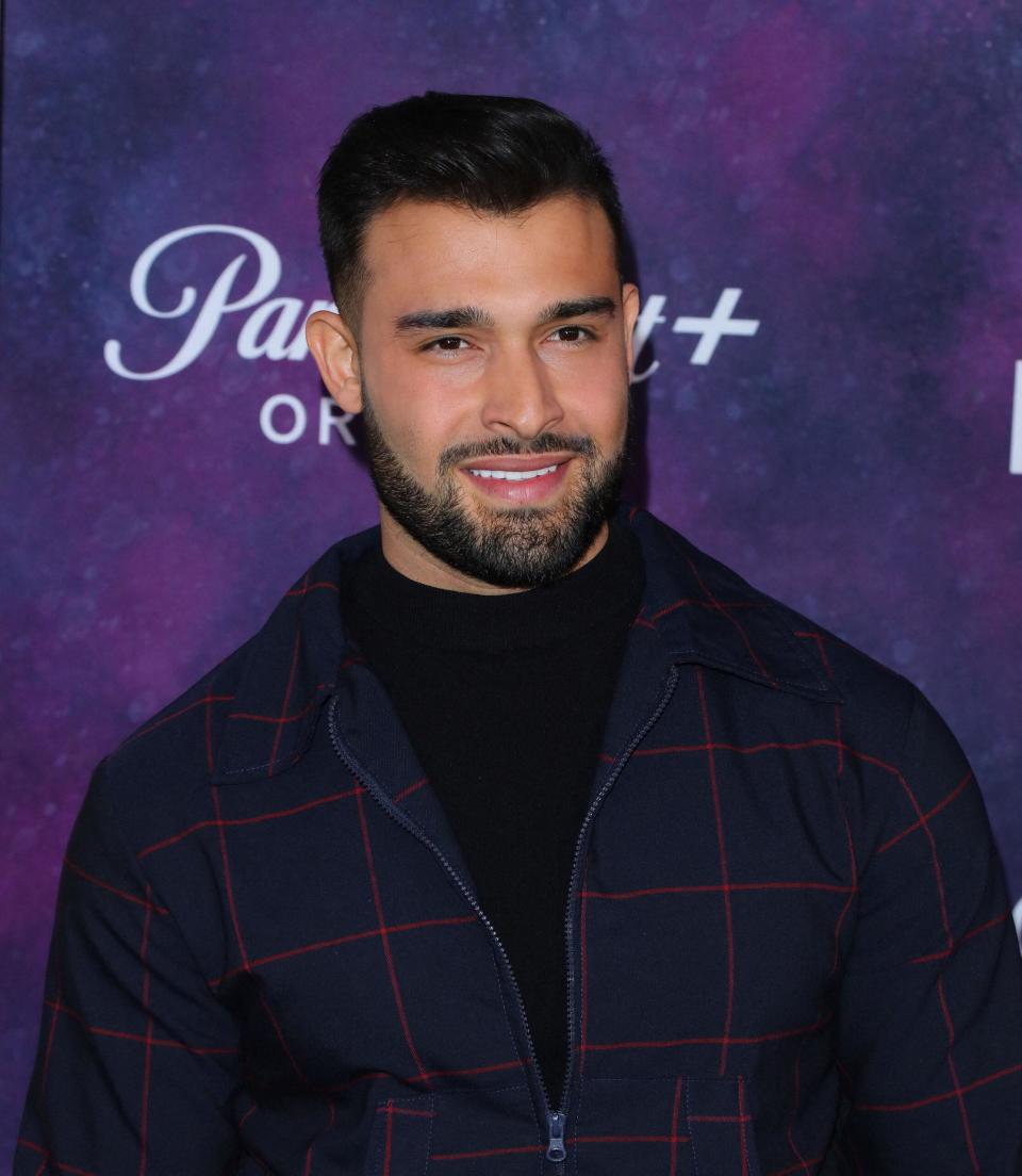 Sam Asghari at the premiere of the final season of Star Trek: Picard in Los Angeles