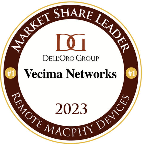 Vecima Networks 2023 Winner - 3rd Consecutive Year! (Graphic: Business Wire)