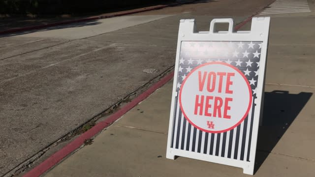 Election sign.