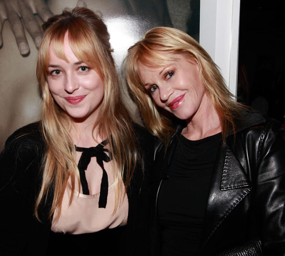 Dakota Johnson and Melanie Griffith