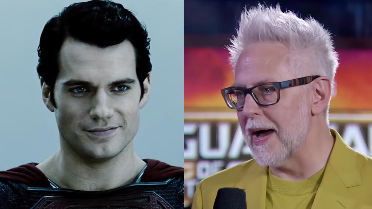  Henry Cavill in Man of Steel, James Gunn doing press for Guardians of the Galaxy vol. 3 