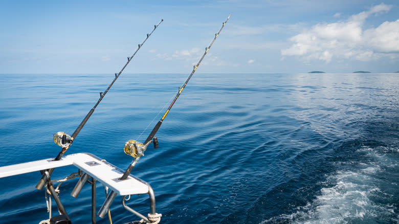 troll fishing boat ocean