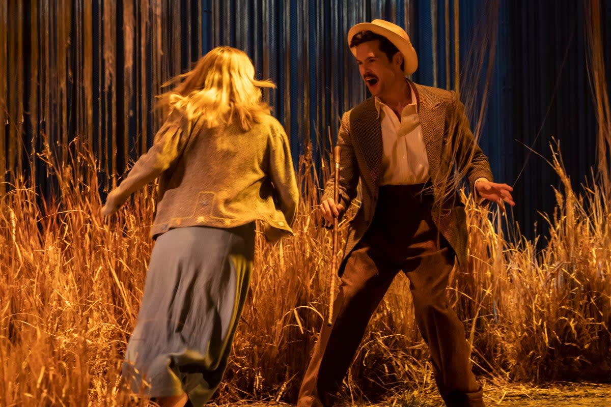 Alison Oliver (Chris) and Tom Riley (Gerry) in Dancing at Lughnasa (Johan Persson)
