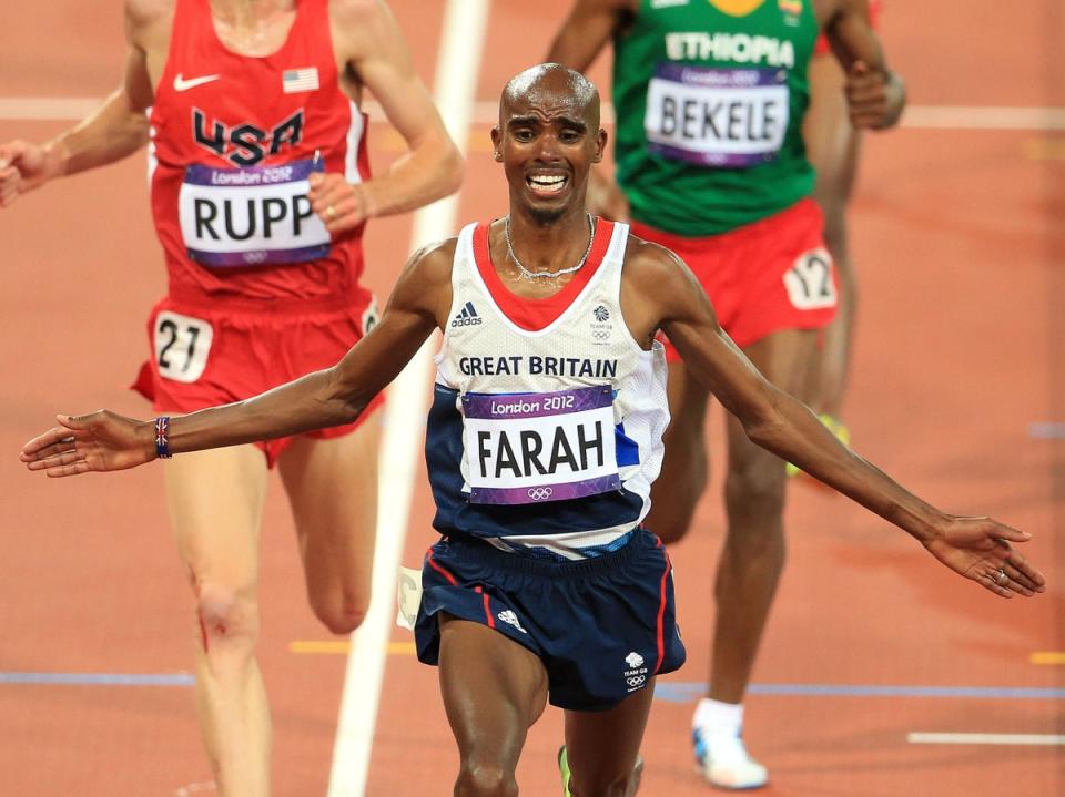 The athlete said he was born in Somaliland as Hussein Abdi Kahin and his parents never lived in the UK (Mike Egerton/PA)