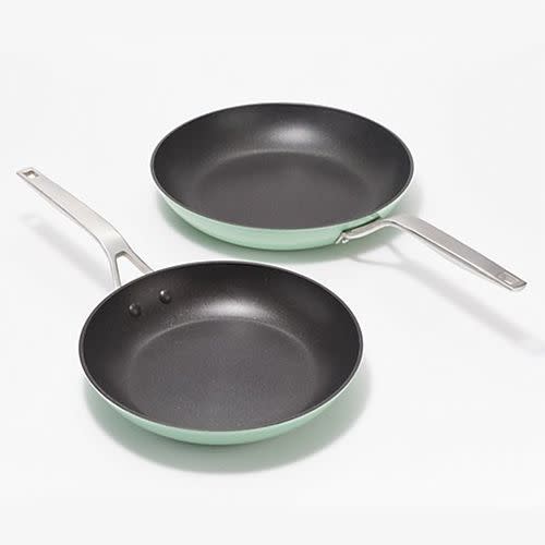 2) Forged Aluminum 10" and 12" Fry Pan Set
