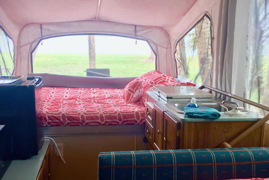 camping rv interior