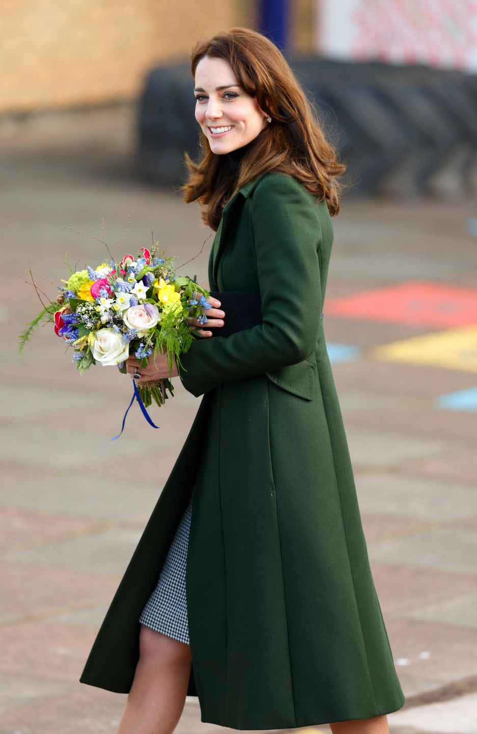 <p>Kate visited St. Catherine's Primary School in Edinburgh as part of her work with the charity Place2Be, of which she is a patron.</p>