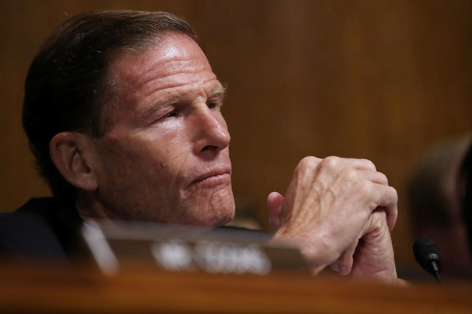 Senator Richard Blumenthal (D-CT) said during a Congressional hearing today on