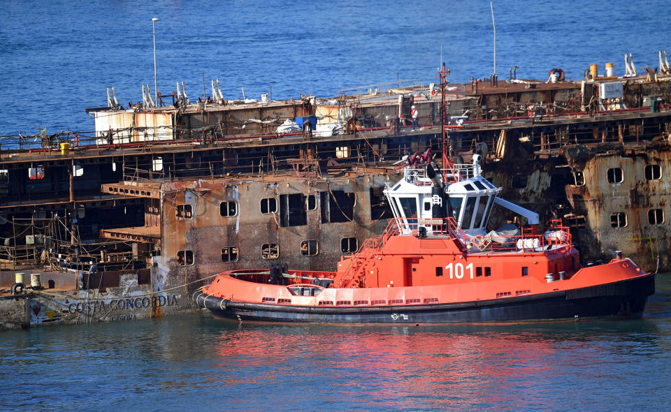 Costa Concordia’s last journey