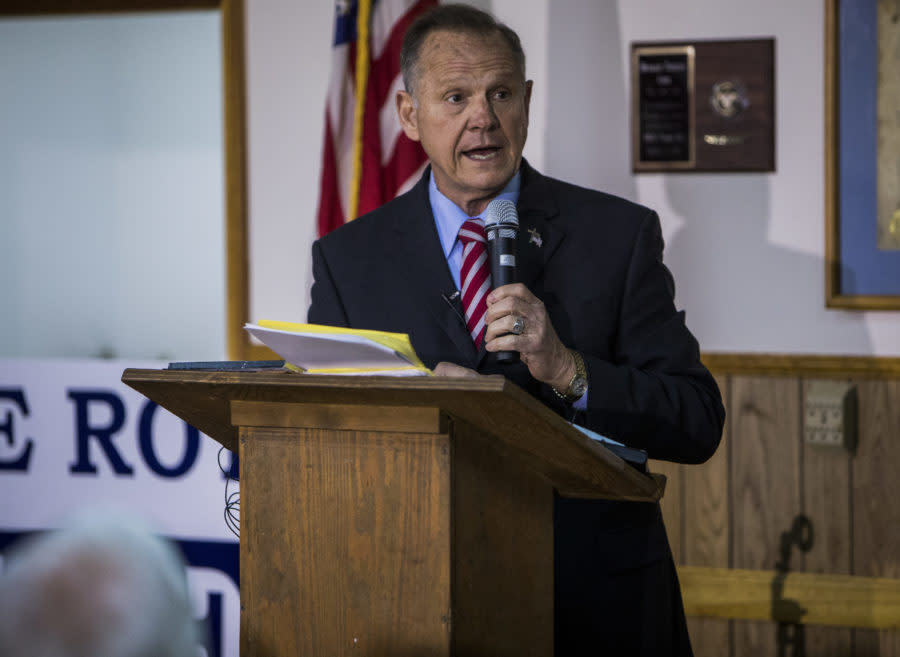 Roy Moore co-authored a government course that said women are unfit for office