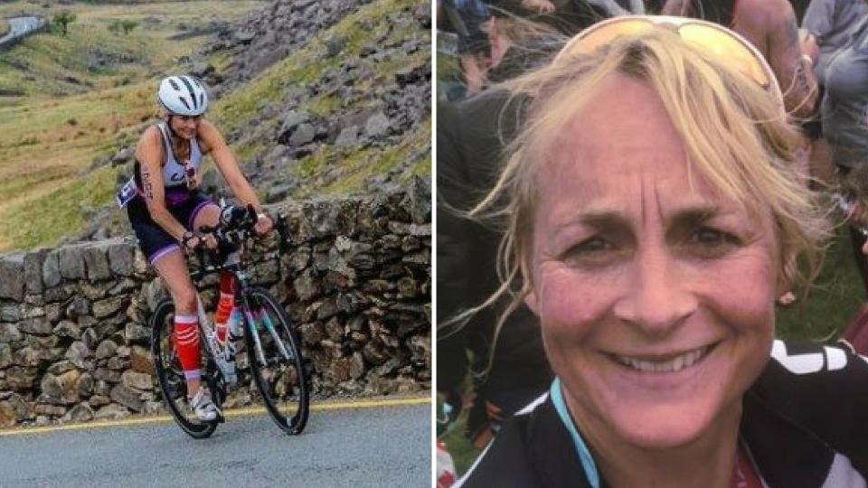 Louise Minchin has denied she cheated during a triathlon