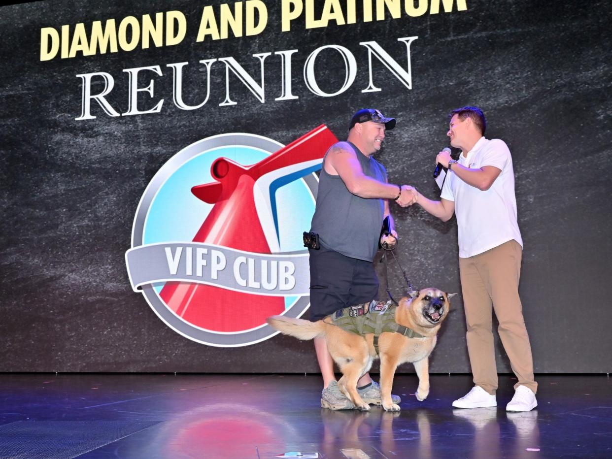 Sarge was awarded DIamond status in the VIFP Club in February.