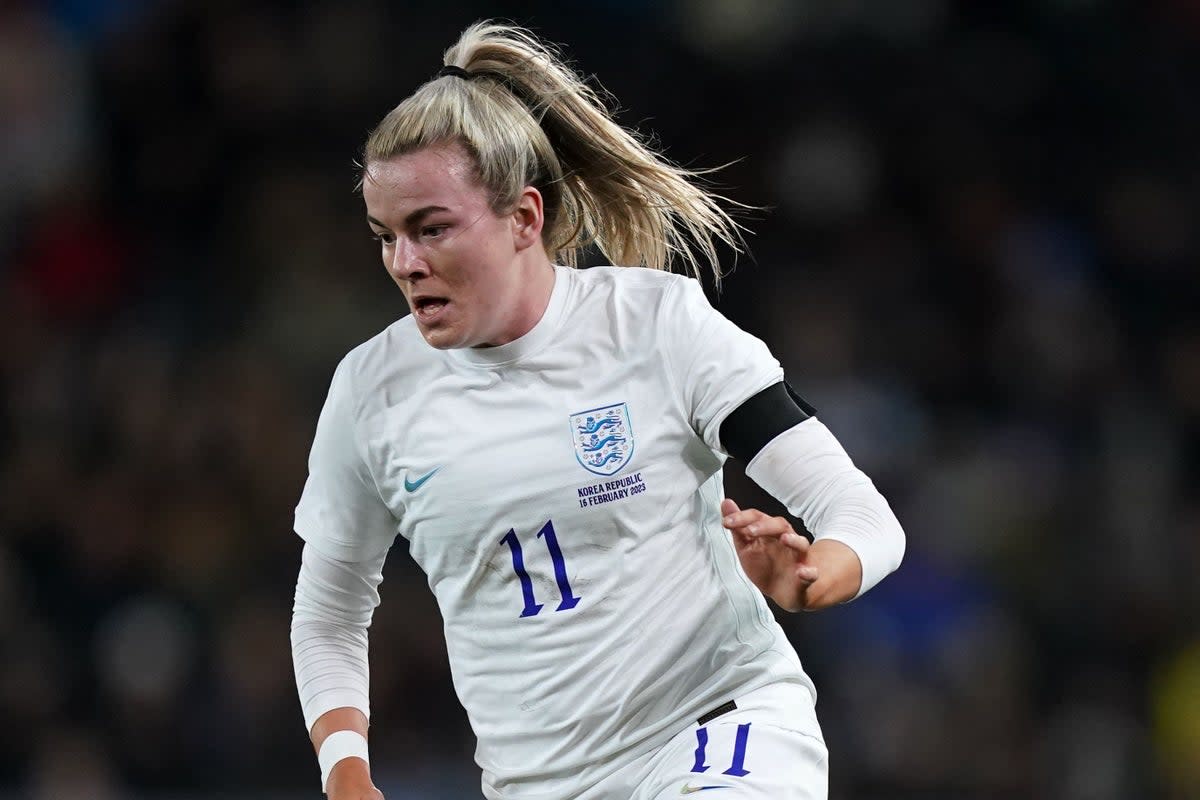 Lauren Hemp in action for England (Mike Egerton/PA) (PA Wire)