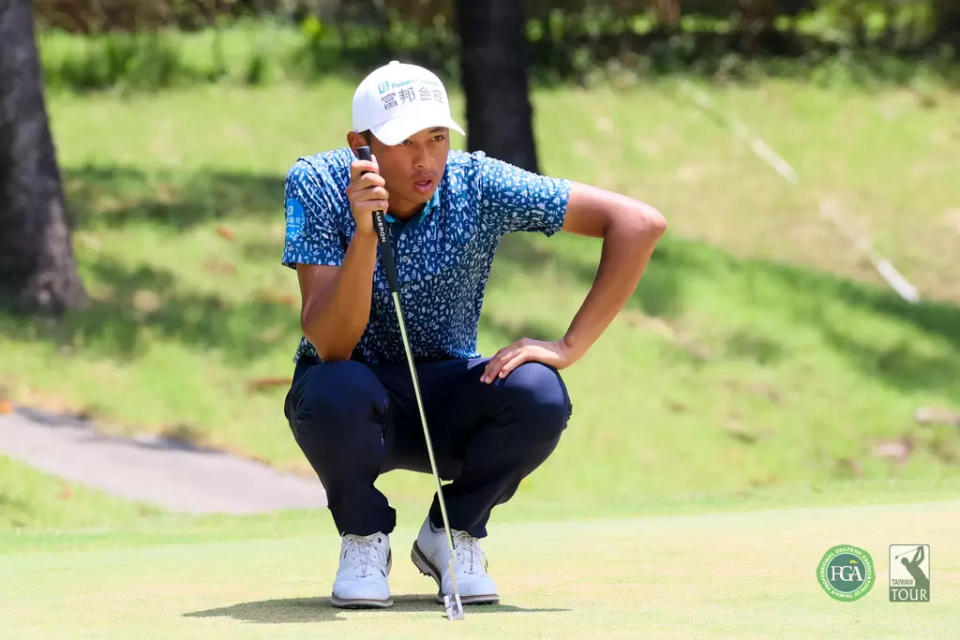 第二回合王偉軒以兩回合成績135桿 9暫並列第二。TPGA_ 林聖凱攝影