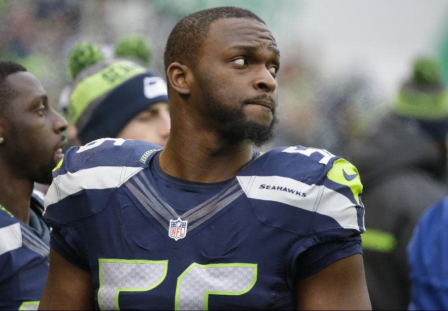 Seattle Seahawks’ Cliff Avril is one of several NFL players of Haitian descent who took umbrage with President Trump’s recent “shithole” comments. (AP)
