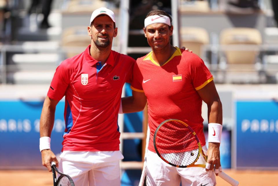 Djokovic and Nadal last met at the Paris Olympics in 2024 (Getty Images)