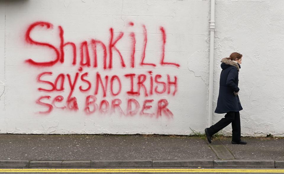 <p>Unionists in Northern Ireland oppose the protocol which means checks on goods arriving from Great Britain</p> (Getty)