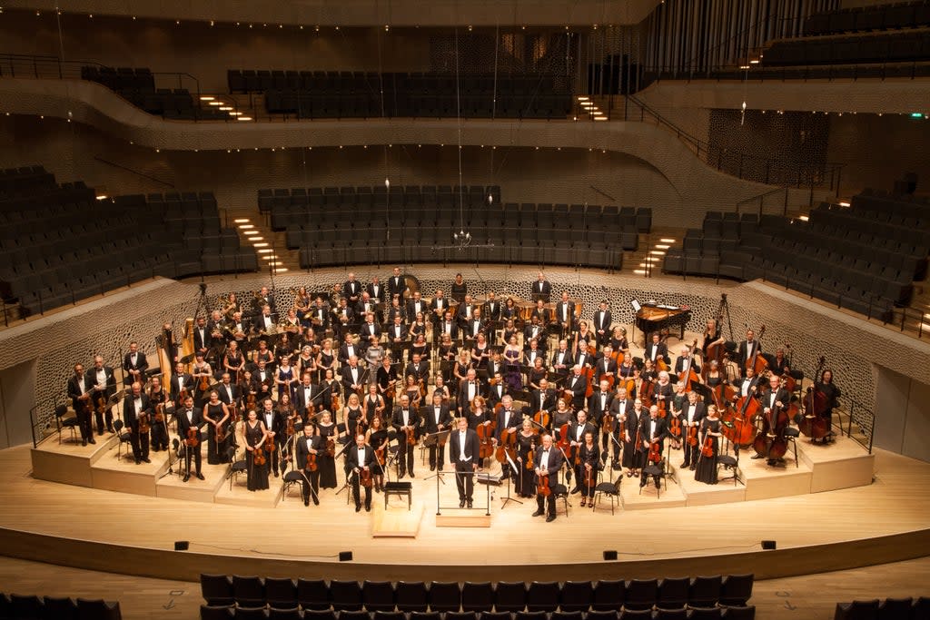 The World Doctors Orchestra performs in Hamburg in 2018 (Christoph Mueller/PA).