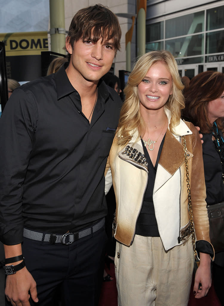 Spread LA Premiere 2009 Ashton Kutcher Sara Paxton