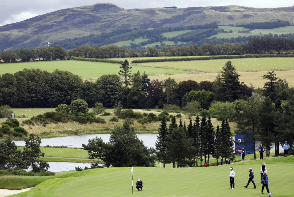 APTOPIX Britain Golf Solheim Cup