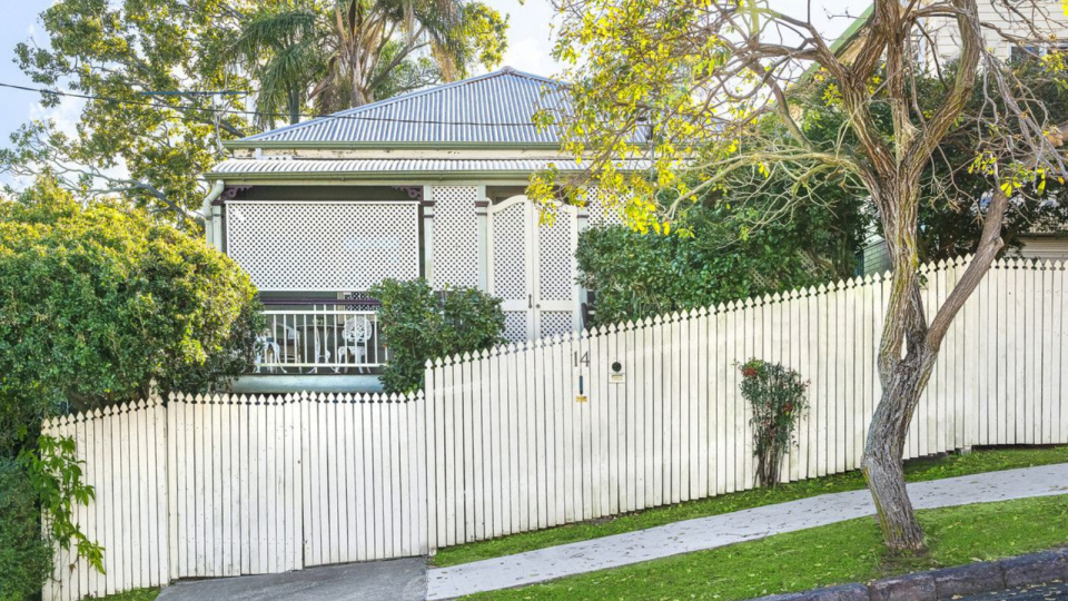 The exterior of the $1 million property for sale in Brisbane.