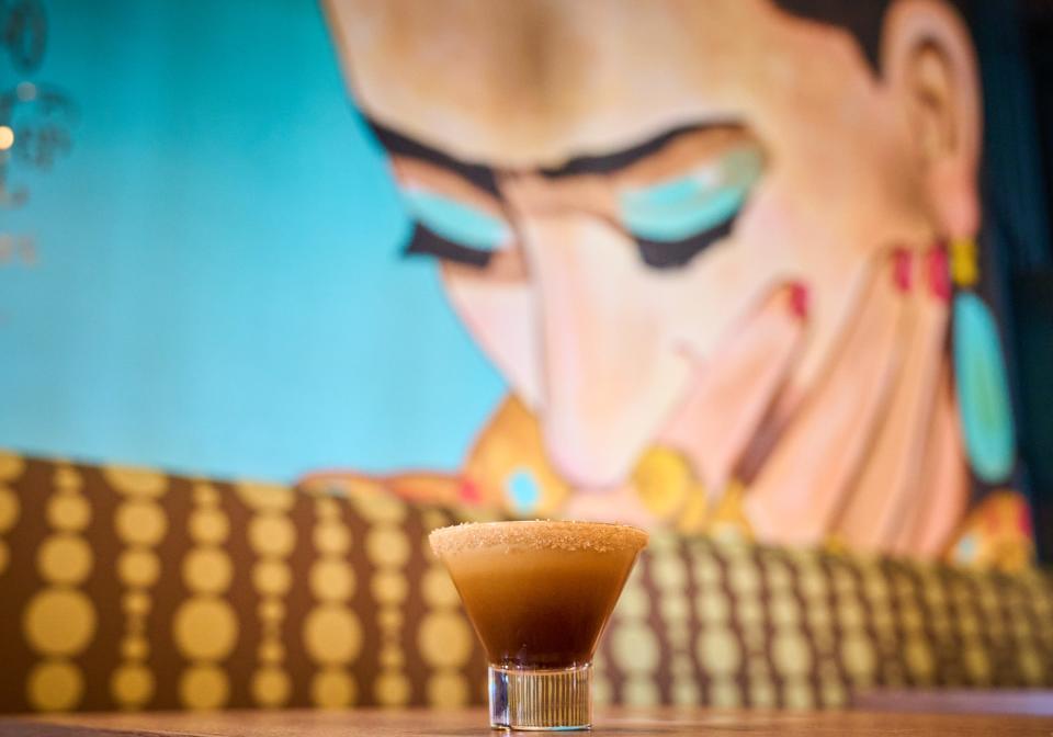The espresso agave martini is seen at El Charro Hipster Bar and Cafe in Phoenix on Jan. 28, 2023.