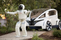 <p>Honda’s many divisions make a long list of products including cars, motorcycles, airplanes, lawn mowers, snow blowers and water pumps. The Japanese giant also developed a human-like robot named <strong>Asimo </strong>that walks, runs, jumps and interacts with mere mortals. It even recognizes its name and shakes hands.</p><p>Asimo regularly makes public appearances in Japan and abroad. When it’s not traveling, it’s often displayed at <strong>Honda’s </strong>headquarters in central Tokyo.</p>