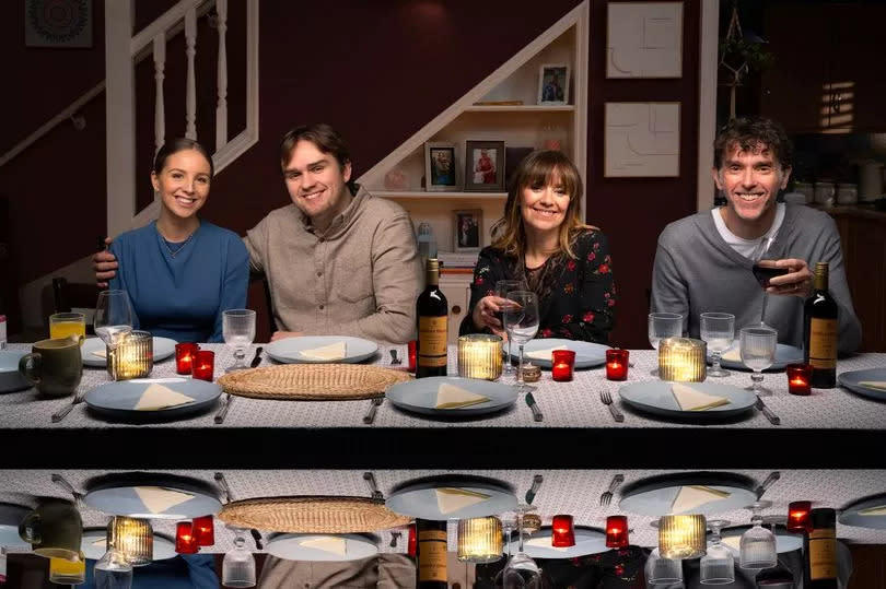 Emmerdale's dinner party episode showed the reality of Belle and Tom's relationship -Credit:ITV