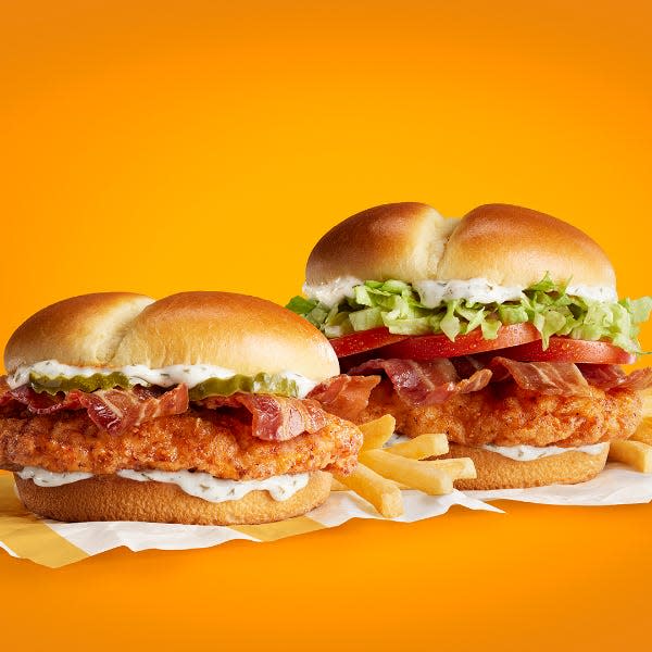 The Bacon Ranch McCrispy and Bacon Ranch Deluxe McCrispy will be available for a limited time in honor of the McDonald's Crispy Chicken Sandwich, now known as the McCrispy, coming back.