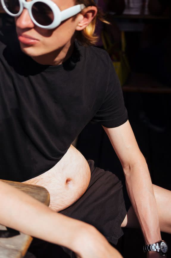 It's happened, someone's made a hairy belly waist pouch you can wear around  town