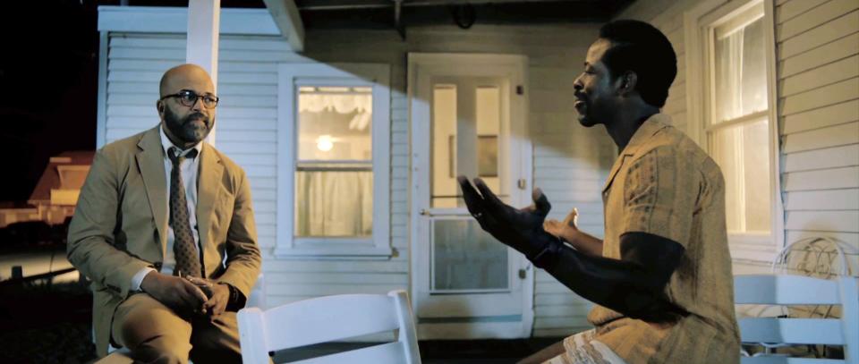 AMERICAN FICTION, from left: Jeffrey Wright, Sterling K. Brown, 2023. © MGM / Courtesy Everett Collection