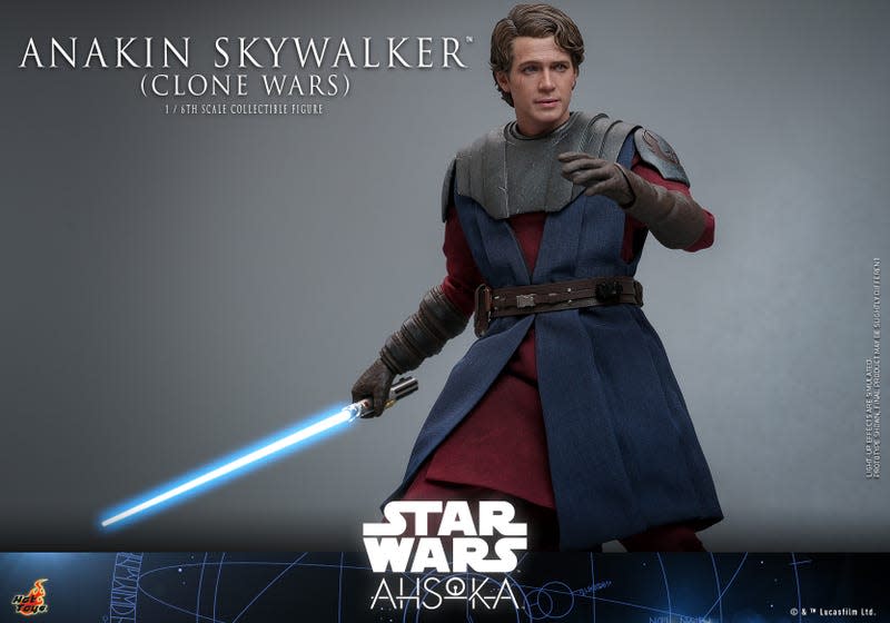 Image: <a class="link " href="https://www.toyark.com/2024/04/05/star-wars-ahsoka-clone-wars-era-anakin-skywalker-by-hot-toys-530517" rel="nofollow noopener" target="_blank" data-ylk="slk:Hot Toys/Toyark;elm:context_link;itc:0;sec:content-canvas">Hot Toys/Toyark</a>