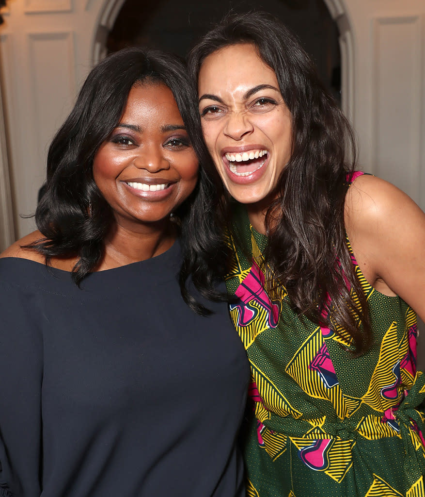 Octavia Spencer and Rosario Dawson