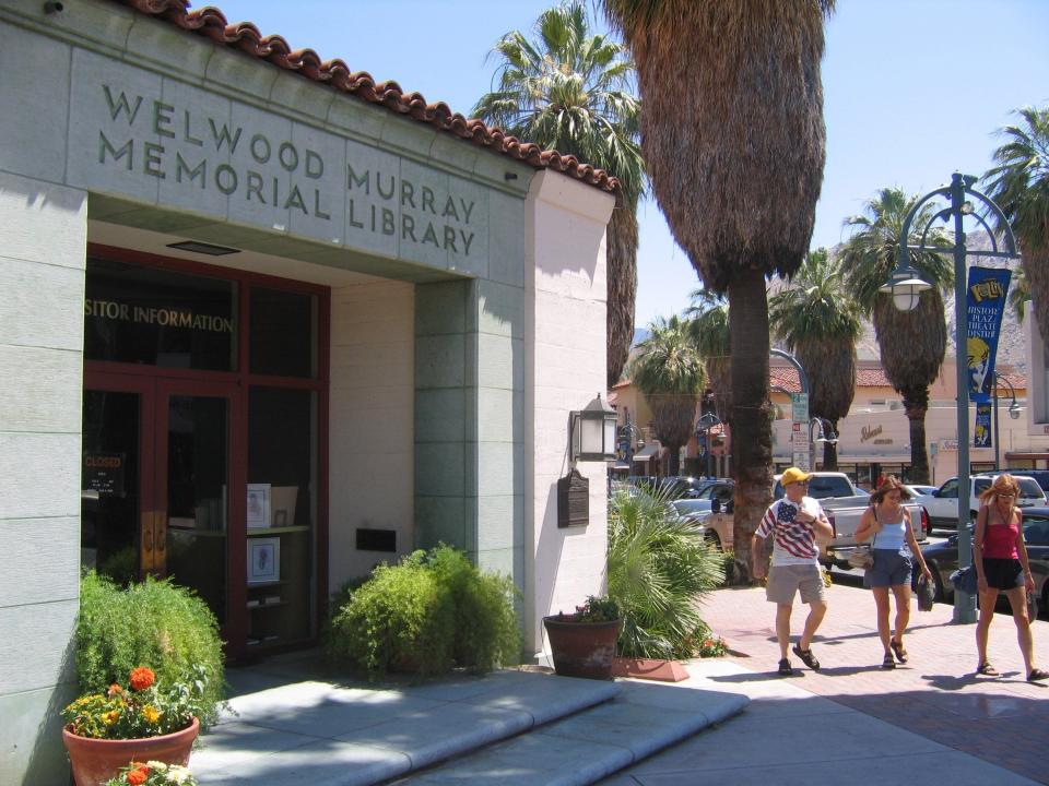 
The Welwood Murray Memorial Library in downtown Palm Springs is set to reopen in February. The Palm Springs Public Library Board of Trustees narrowly approved a request to allow a proposed bar and restaurant next door use the library’s rear patio as a dining space. 

