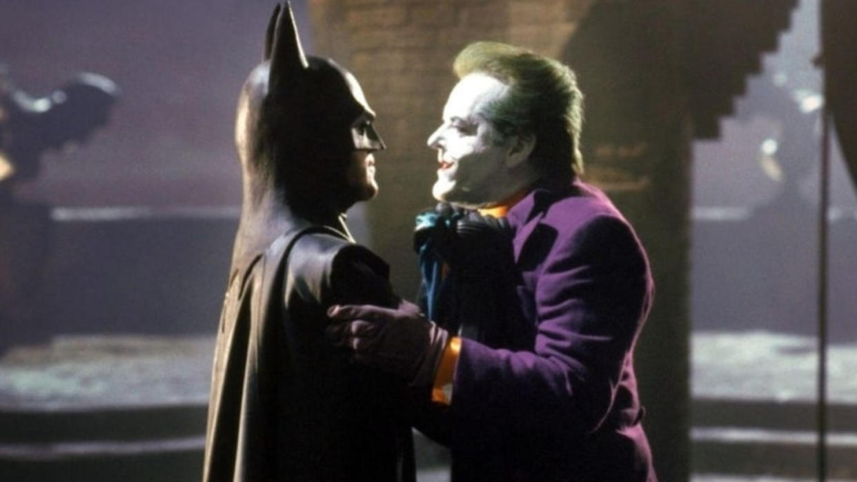  Michael Keaton and Jack Nicholson in Batman. 