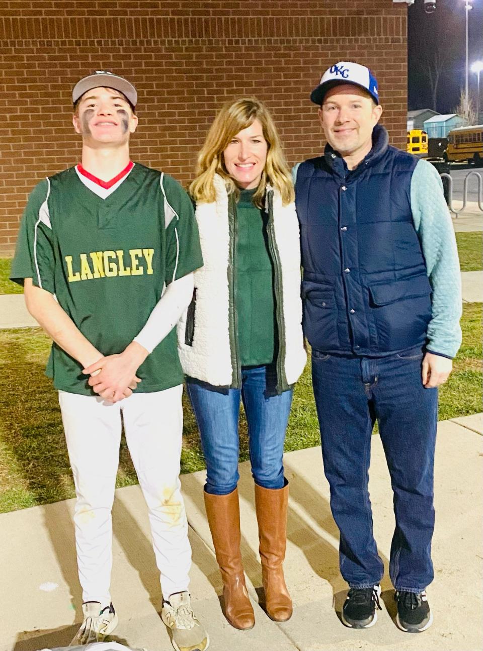 Steve Borelli, right, and his wife, Colleen, are proud sports parents of two sons, including Connor, left, a high school baseball player.