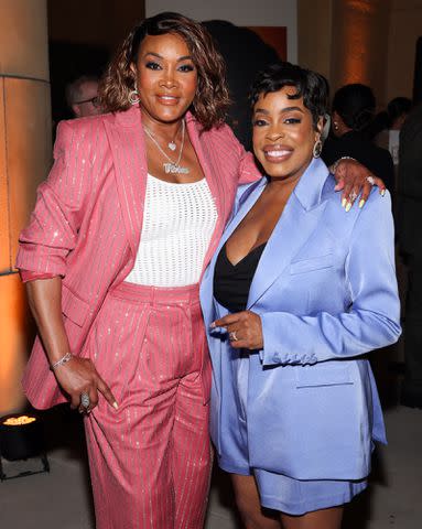 <p>Natasha Campos/Getty</p> Vivica Fox and Niecy Nash