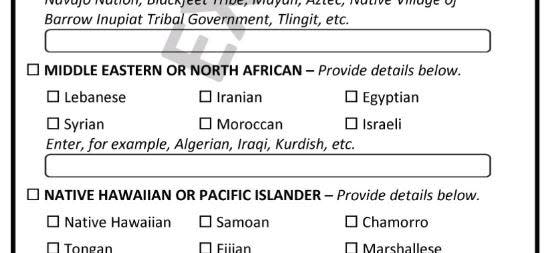 MENA question could be added to the U.S. Census. Here's sample revision from Office of Management and Budget's race and ethnicity statistical standards.