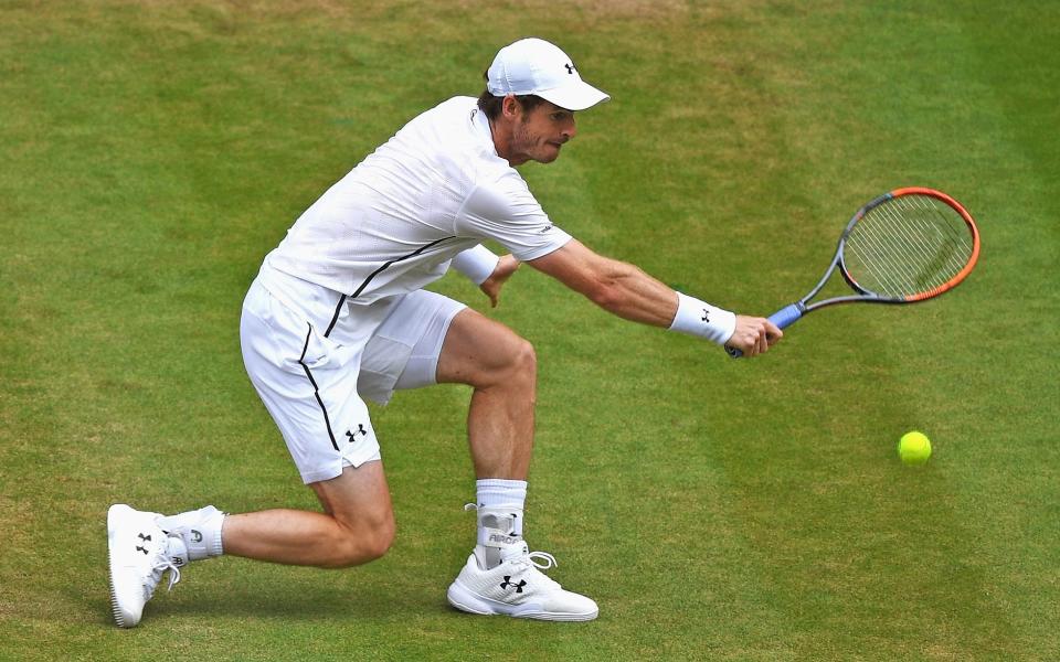 Andy Murray has starting hitting again as he recovers from a hip complaint - 2016 Getty Images