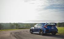 <p>The rare Lightning Lap photo in which the driver wasn't asked to do anything insane for the photographers. The sun shines on good decisions and <a rel="nofollow noopener" href="https://www.caranddriver.com/features/2018-honda-civic-type-r-lightning-lap-2018" target="_blank" data-ylk="slk:Honda Civic Type R;elm:context_link;itc:0;sec:content-canvas" class="link ">Honda Civic Type R</a>s.</p>