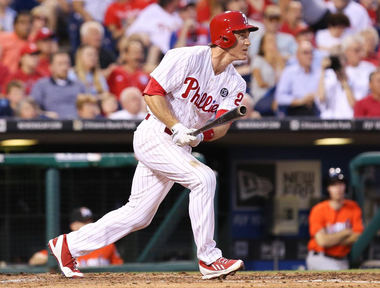 Second baseman Chase Utley excelled offensively and defensively, especially during his 13 seasons in Philadelphia from 2003-2015, when he won a World Series ring, was named to six All-Star teams and won four Silver Slugger awards.