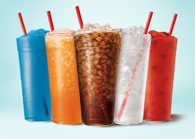 <p>SONIC</p> Sonic's slushes