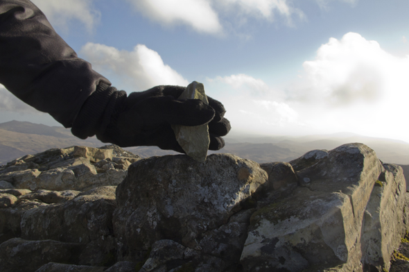 Artist accused of vandalism after taking top inch of England's tallest mountain